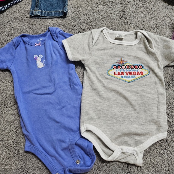 Large Lot 9 - 12 Months Baby Girl Clothes - Various Manufacturers Carters Harley - Picture 2 of 16